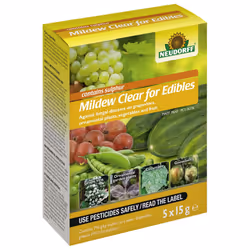 Mildew Clear for Edibles, 5x 15g Packs â Against Fungal Diseases on Vegetables and Fruits, Fungicide for Powdery Mildew Tre ...
