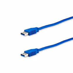 e+p CC 303, 1.5 m, USB A, USB A, USB 3.2 Gen 1 (3.1 Gen 1), Male/Male, Blue