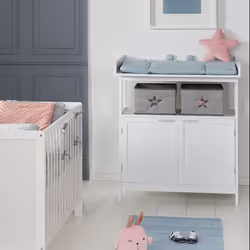 roba 'Hamburg' changing table High Density Fiberboard (HDF), Plastic, Wood White
