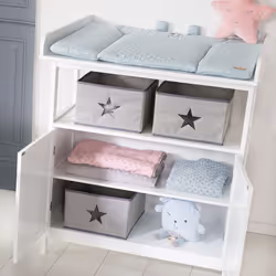 roba 'Hamburg' changing table High Density Fiberboard (HDF), Plastic, Wood White - Additional view 4