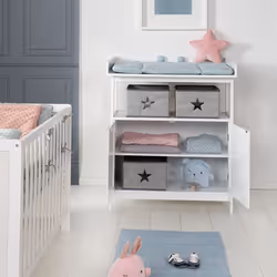 roba 'Hamburg' changing table High Density Fiberboard (HDF), Plastic, Wood White - Additional view 5