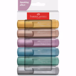 Faber-Castell 254676. Quantity per pack: 6 pc(s). Writing colours: Assorted colours. Stroke width (min): 1 mm