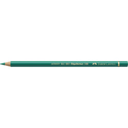 Faber-Castell Polychromos Artists' Single Pencil - Colour 161 Phthalo Green