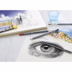 Faber-Castell Gold 1221 - 3B Pencil Pack of 12 Black