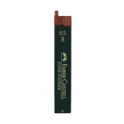 Faber Castell 120501 0.5 mm B Superpolim Leads for Mechanical Pencil (Pack of 12)