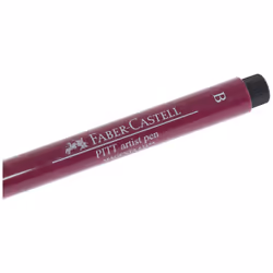 Faber-Castell Art & Graphic Pitt Artist Pen Brush India Ink Pen  Magenta  Single Pitt Pen  for Art  Craft  Drawing  Sketching  Home  School  Universit