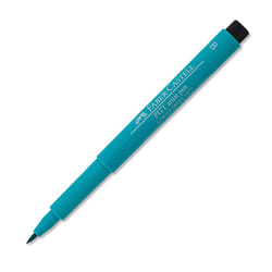 Faber-Castell Art & Graphic Pitt Artist Pen Brush India Ink Pen  Cobalt Green  Single Pitt Pen  For Art  Craft  Drawing  Sketching  Home  School  Univ