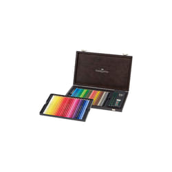 Faber-Castell 110006 Polychromos Colouring Pencils 48 Wooden Case Gift