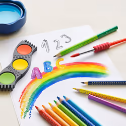 Faber-Castell 36 Colour Grip Water-soluble Colour Pencils 112442