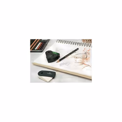 Faber-Castell Pitt Monochrome Wooden Case Accessories Gift Kit