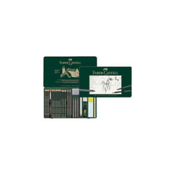PITT Graphite 26-Piece Large Tin Professional Quality Set in a Metal Case