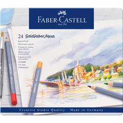 Faber-Castell Goldfaber Aqua, Soft, Multicolour, 24 pc(s)