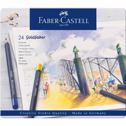 Faber-Castell Goldfaber Metal, Soft, Multicolour, 24 pc(s)