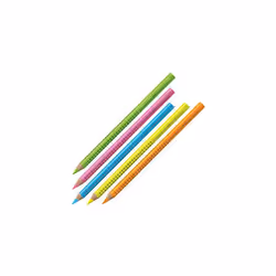 Faber Castell 6 "Textliner Dry Highlighter Pencils" 1148 Yellow