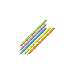 Faber Castell 6 "Textliner Dry Highlighter Pencils" 1148 Yellow