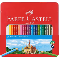 Faber-Castell 115824, Beige, Black, Blue, Gold, Green, Ivory, Lilac, Magenta, Orange, Pink, Violet, White, Yellow, 1 pc(s)