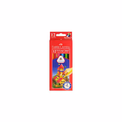 Faber-Castell Triangular Grip Coloured Pencils - 12pk