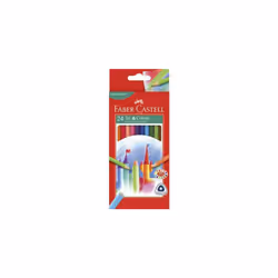 Faber-Castell Triangular Grip Coloured Pencils - 24pk