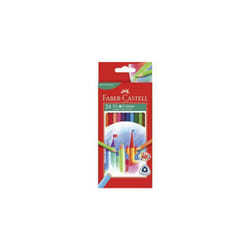 Faber-Castell Triangular Grip Coloured Pencils - 24pk