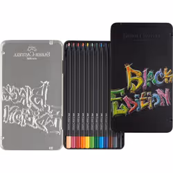 Faber-Castell 116413 colour pencil Beige, Black, Blue, Brown, Green, Grey, Light Blue, Light Green, Orange, Pink, Red, Yellow 12 pc(s) - Additional view 3