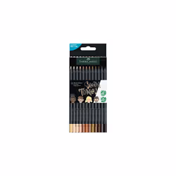 Faber-Castell Colour Pencils Black Edition - Skin Tones x 12