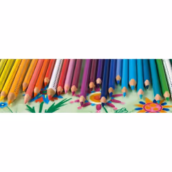 Faber-Castell Triangular Colour Pencils (Pack of 24)