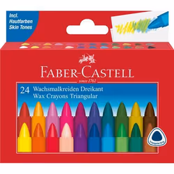 Faber-Castell 120024, 24 pc(s), Multicolour, Multicolour, Boy/Girl, Box, Paper