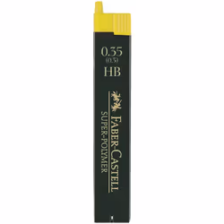Faber-Castell 0.35mm HB Super-Polymer Fineline Lead (Pack of 12)