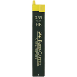 Faber-Castell 0.35mm HB Super-Polymer Fineline Lead (Pack of 12)