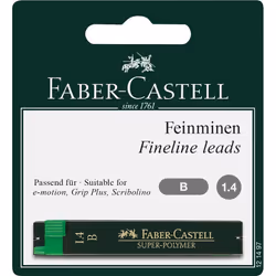 Faber-Castell Super-Polymer, B, Black, 1.4 mm, 24 pc(s), Blister