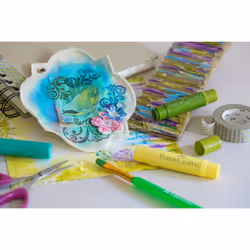 Faber-Castell Gelatos Mix and Match Crayon - Metallic Set of 12