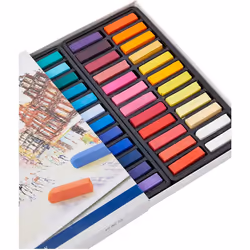 Faber Castell Box of 72 Creative Studio Half-Stick Soft Pastels