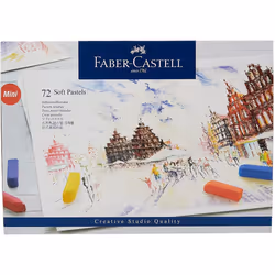 Faber Castell Box of 72 Creative Studio Half-Stick Soft Pastels - Additional view 4