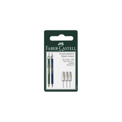 Spare Eraser With Cleaning Needle White 3 Pieces