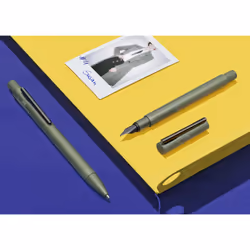 Faber-Castell Neo Slim Auminium Ballpoint Pen - Olive Green