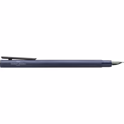 Faber-Castell Neo Slim Auminium F Fountain Pen - Dark Blue