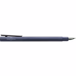 Faber-Castell Neo Slim Auminium EF Fountain Pen - Dark Blue