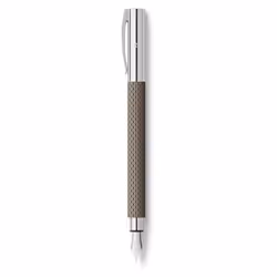 Faber-Castell Ambition OpArt fountain pen Cartridge filling system Chrome, Sand 1 pc(s)