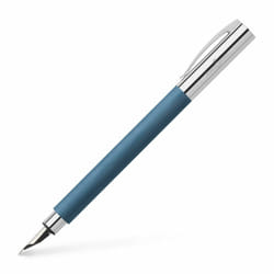 Faber-Castell 147140 fountain pen Cartridge filling system Blue, Chrome 1 pc(s)