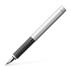 Faber-Castell Basic 148522 Fountain Pen Metal Matte EF Silver