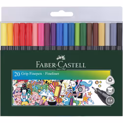 Faber-Castell Grip Finepen (Wallet of 20)