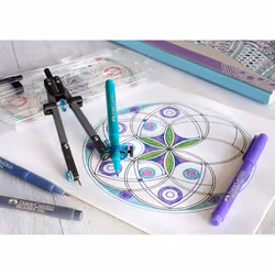 Faber Castell 155436"Broadpen 1554" Fineliner - Violet