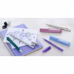 Faber-Castell 155466 """"Broadpen 1554"""" Fineliner - Light Green