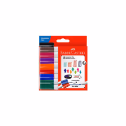 Faber-Castell Connector Whiteboard Markers - 8pk