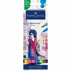 Faber-Castell 164606 marker 6 pc(s) Fine tip Multicolour