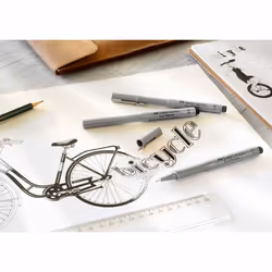 Faber-Castell 166008 fineliner Black 8 pc(s)