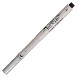 Faber-Castell Ecco Pigment Fibre Tip Pen, 0.4mm, Black