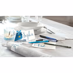 Faber-Castell F167116 Pitt Artist Pen Wallet of 6 with Assorted Tips - Black