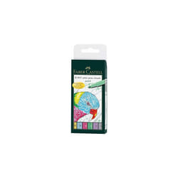 Faber-Castell - PITT Artist Pen Brush Wallet of 6 - Pastels