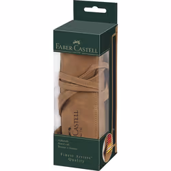 Faber-Castell 180010, Soft pencil case, PU leather, Brown, Monochromatic, Adolescence, Any gender